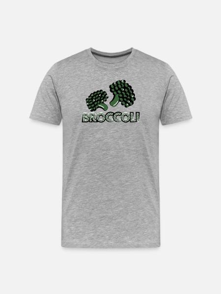 Eat your greens! - Men's Premium Organic T-Shirt - heather grey