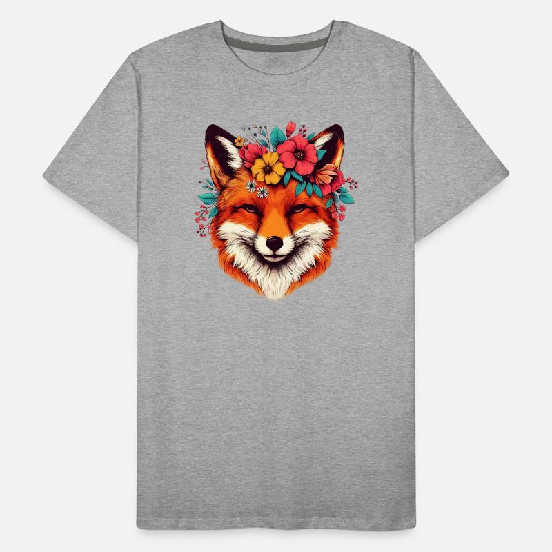 Fuchs Männer Premium Bio T-Shirt