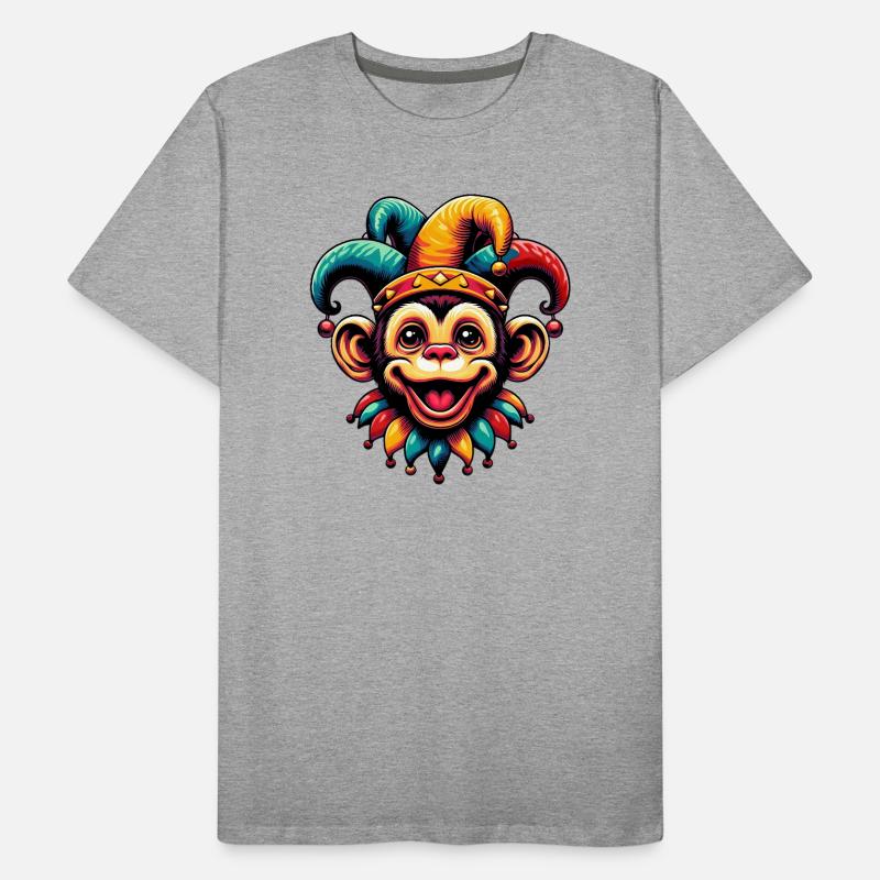 Monkey Jester Men's Premium Organic T-Shirt