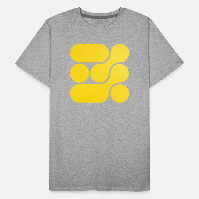 OCHOOO - Jaune T-shirt bio Premium Homme