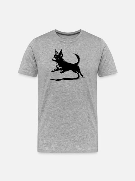Chihuahua - Men's Premium Organic T-Shirt - heather grey
