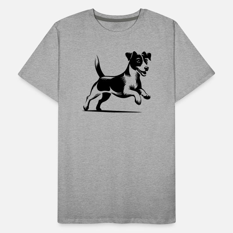 Jack Russell Terrier Men's Premium Organic T-Shirt