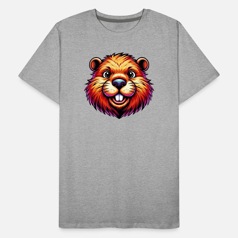 Castor T-shirt bio Premium Homme