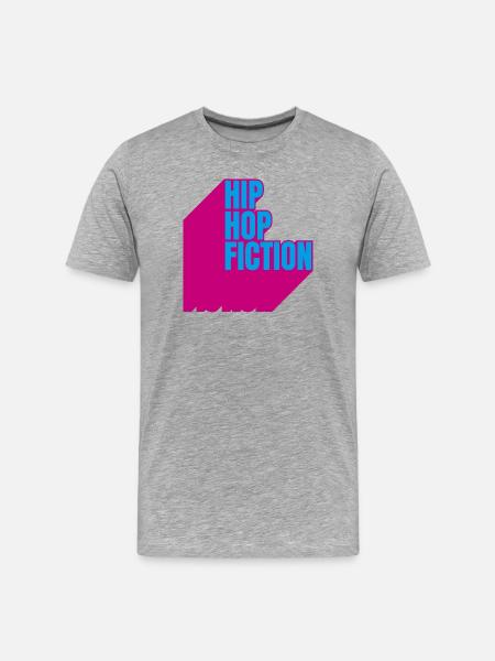 Hip Hop Fiction - Men's Premium Organic T-Shirt - heather grey