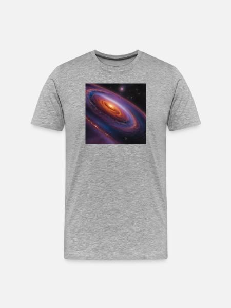 cosmos - Men's Premium Organic T-Shirt - heather grey