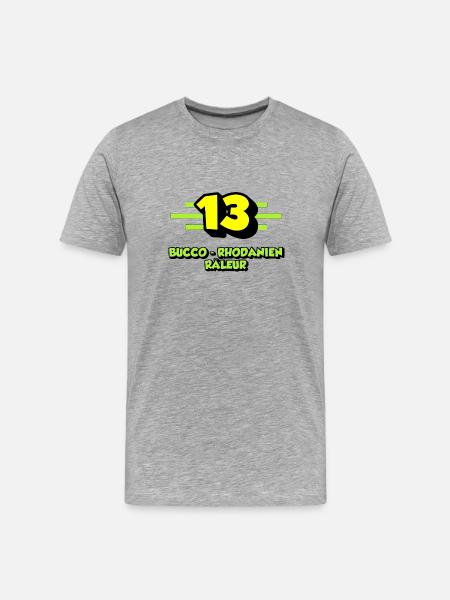 Complaining Bucco-Rhone - Men's Premium Organic T-Shirt - heather grey