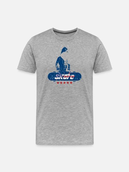 Skate soul - Men's Premium Organic T-Shirt - heather grey