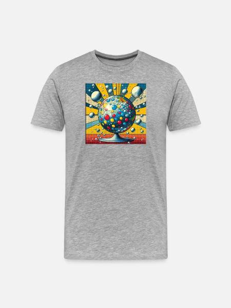 Sphère 1 - T-shirt bio Premium Homme - gris chiné