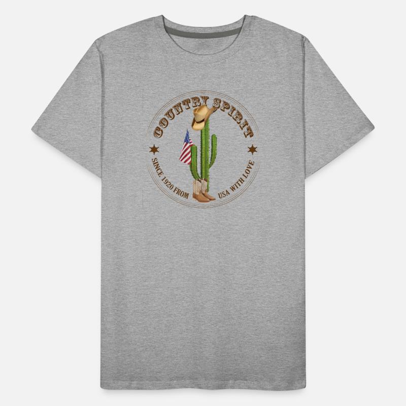 Ländlicher Geist Männer Premium Bio T-Shirt