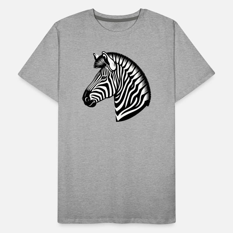 Zebra Männer Premium Bio T-Shirt