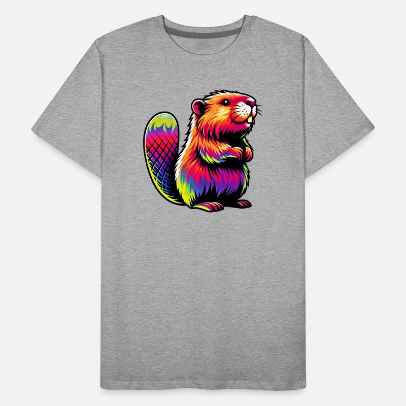 Beaver Men's Premium Organic T-Shirt