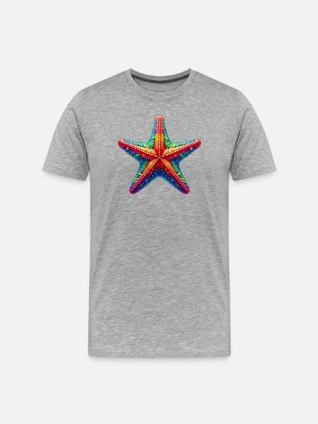 Starfish - Men's Premium Organic T-Shirt - heather grey