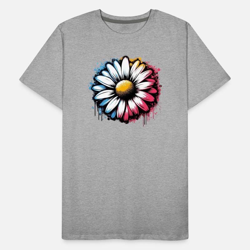 Gänseblümchen Männer Premium Bio T-Shirt