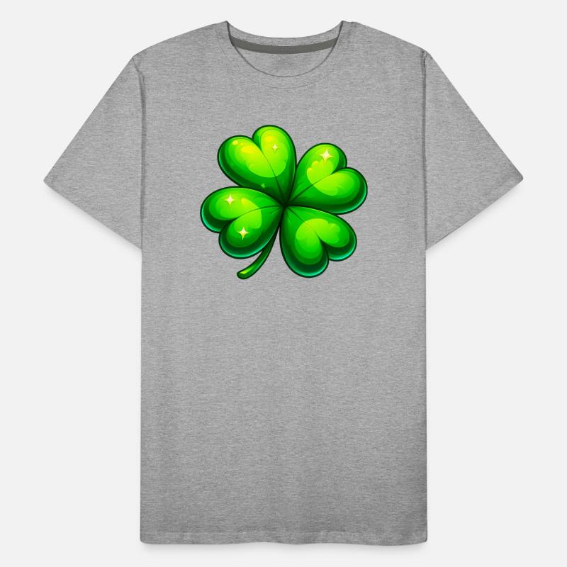 Four-leaf clover Men's Premium Organic T-Shirt