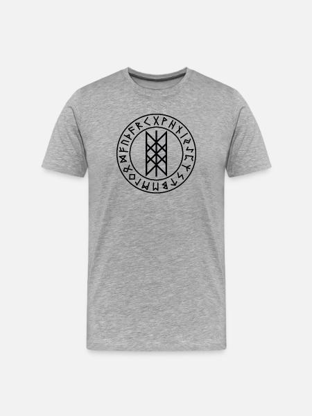 Wyrd Network - Men's Premium Organic T-Shirt - heather grey
