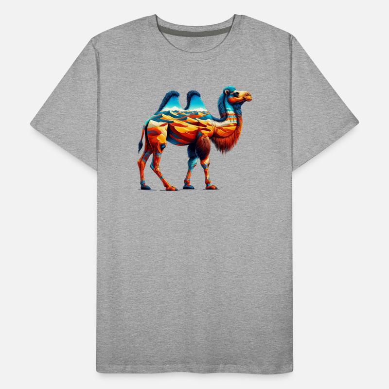 Kamel Männer Premium Bio T-Shirt