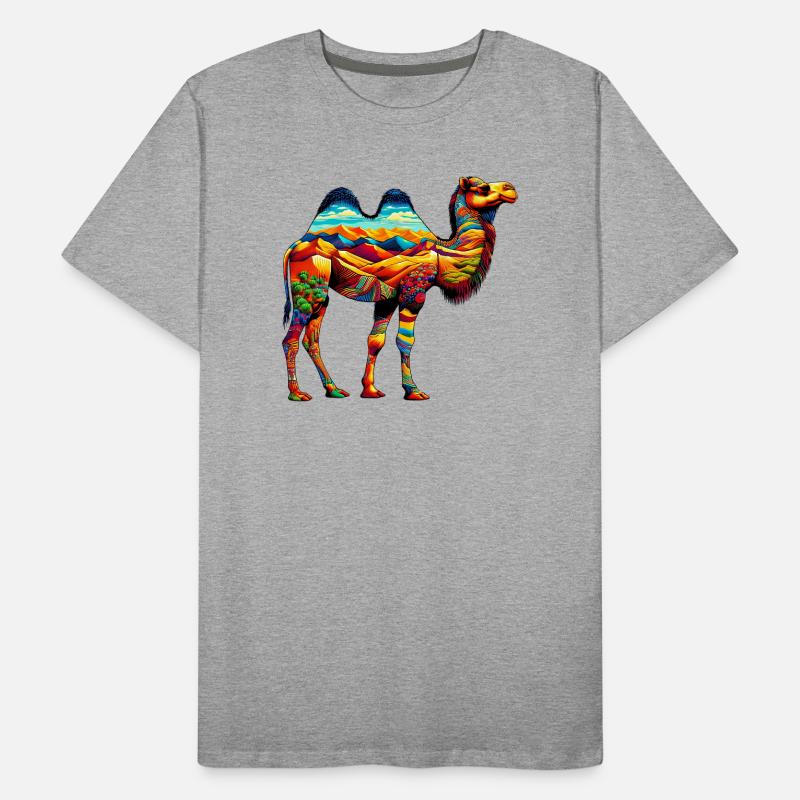 Kamel Männer Premium Bio T-Shirt