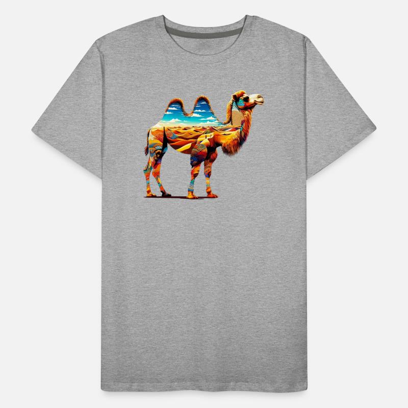 Kamel Männer Premium Bio T-Shirt