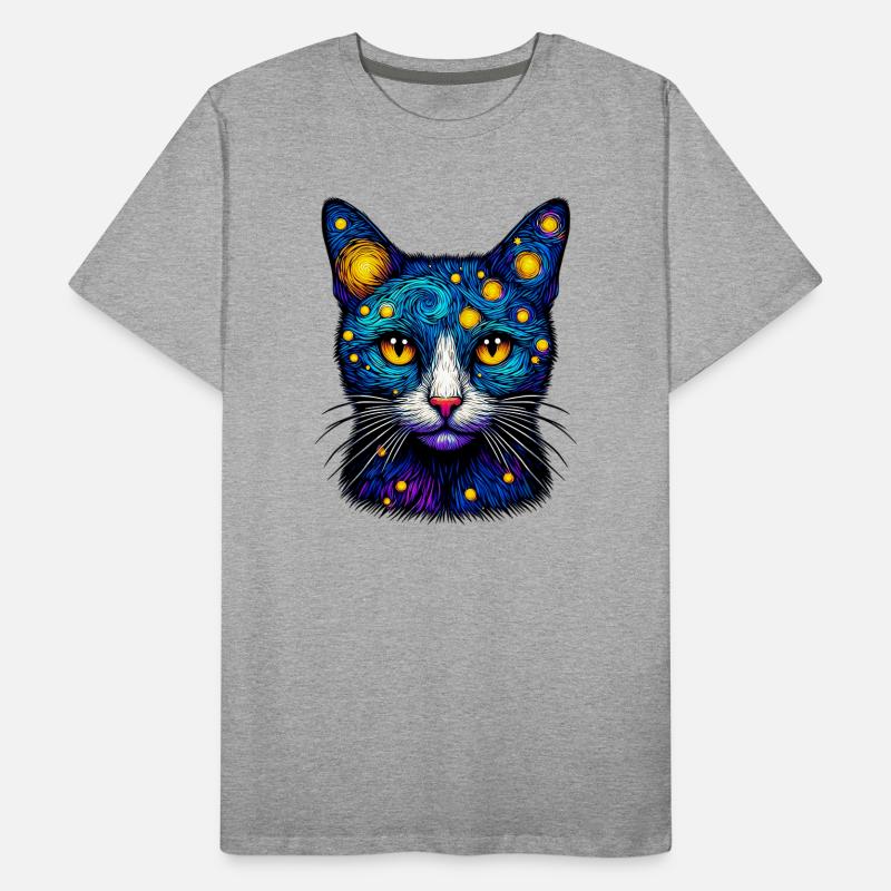 Cat Men's Premium Organic T-Shirt