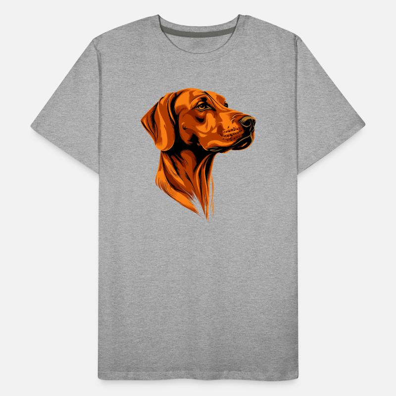 Rhodesian Ridgeback Chien de chasse Chiens Pride Ridgeback T-shirt bio Premium Homme