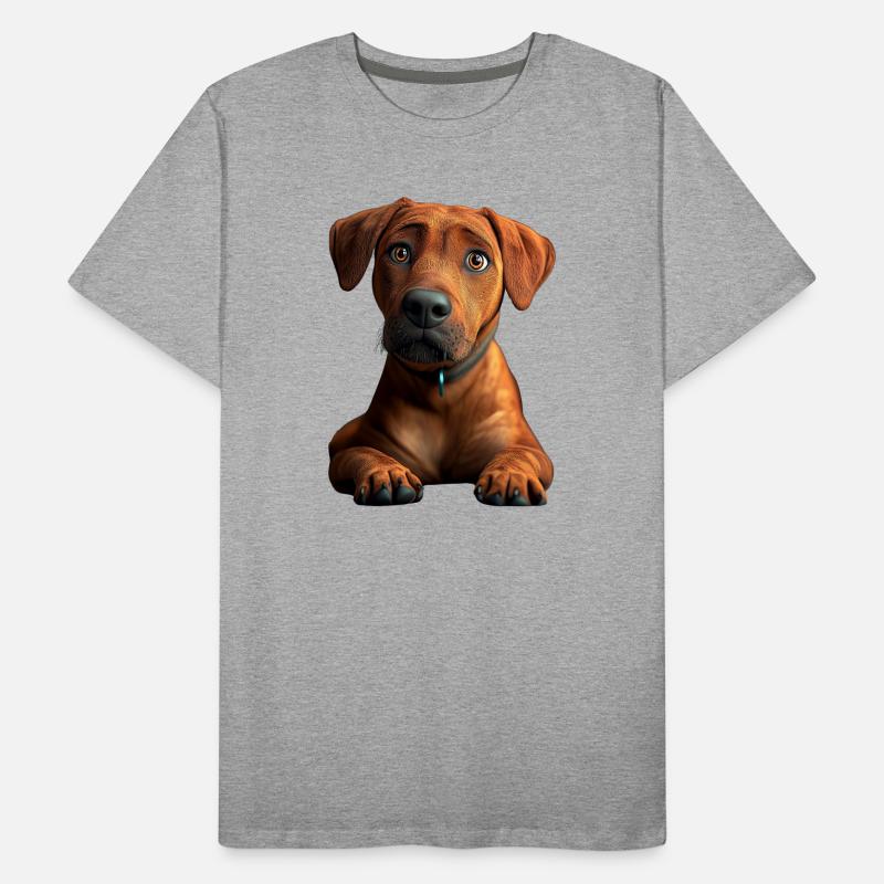 Rhodesian Ridgeback Chien de chasse Chiens Pride Ridgeback T-shirt bio Premium Homme
