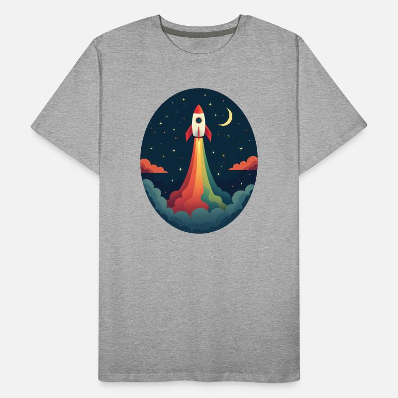 Launched Out - Never Looking Back Men's Premium Organic T-Shirt