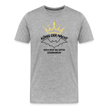 Bachelor party - Men's Premium Organic T-Shirt - heather grey - Front - Damien (186cm)