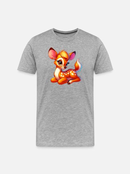 Faon - T-shirt bio Premium Homme - gris chiné