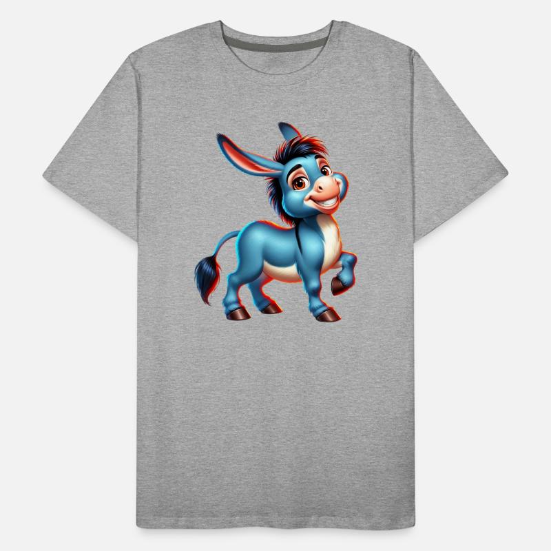 Donkey Mule Men's Premium Organic T-Shirt