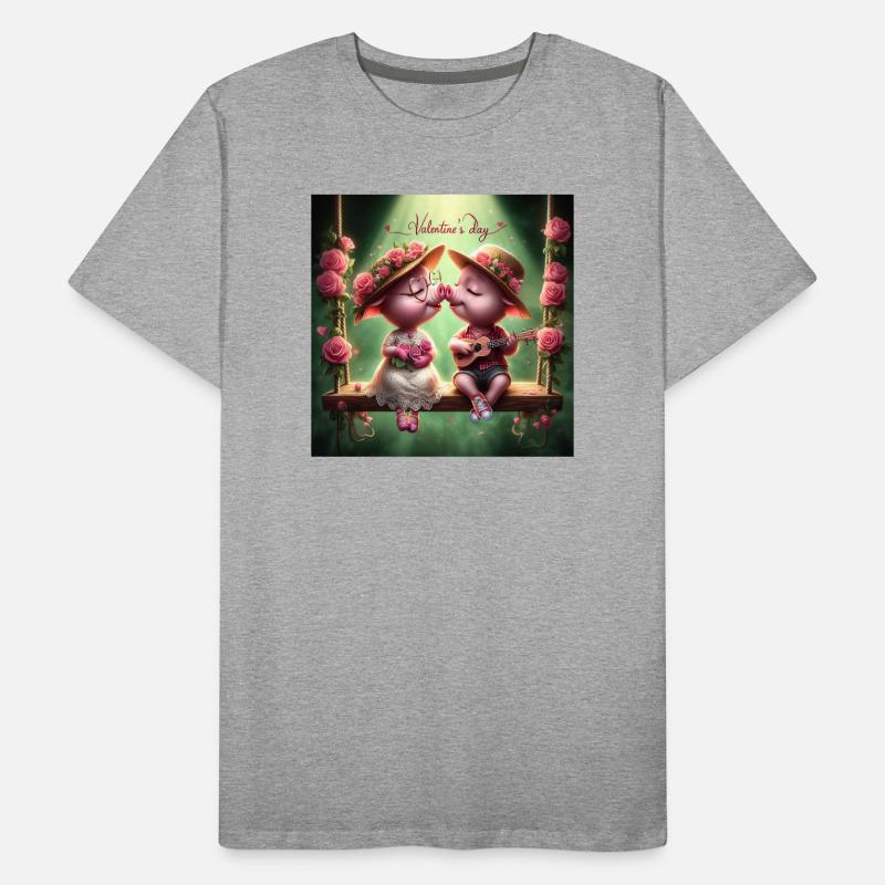 Saint Valentin T-shirt bio Premium Homme