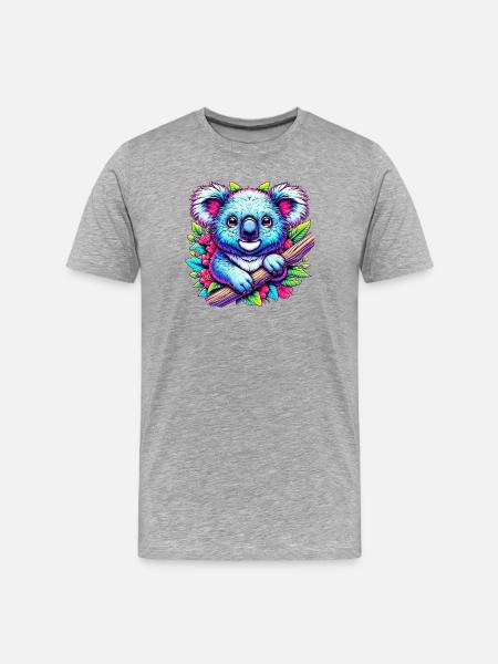 Koala - T-shirt bio Premium Homme - gris chiné