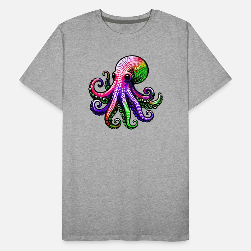 Krake Männer Premium Bio T-Shirt