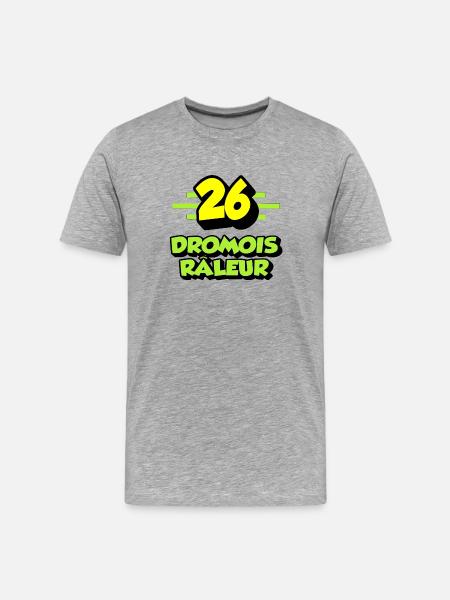 Complaining Drôme - Men's Premium Organic T-Shirt - heather grey
