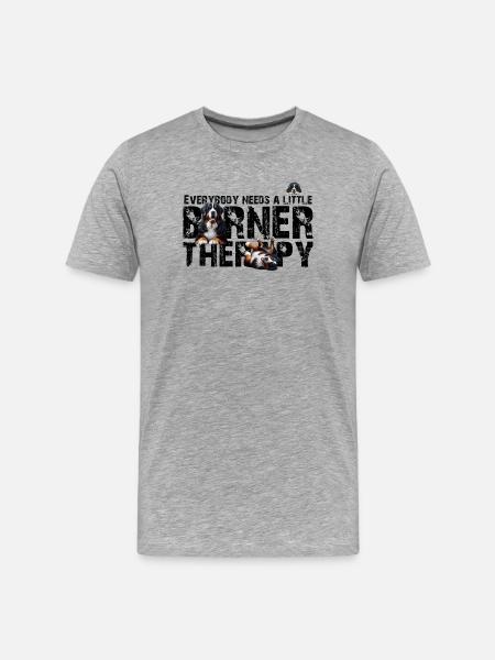 Bernese mountain dog - Men's Premium Organic T-Shirt - heather grey