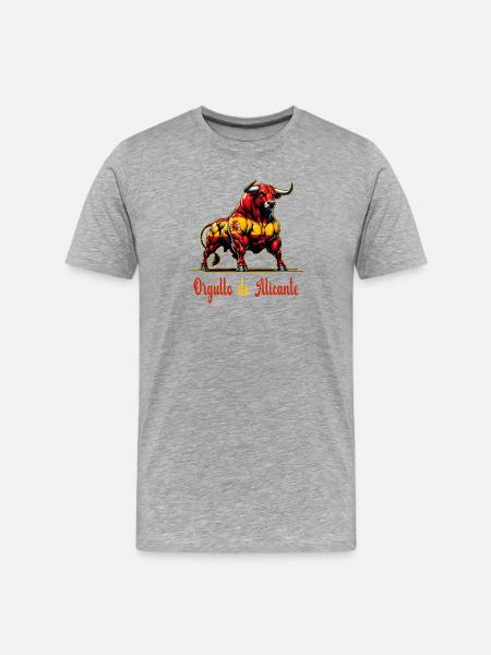 The pride Alicante flag design - Men's Premium Organic T-Shirt - heather grey