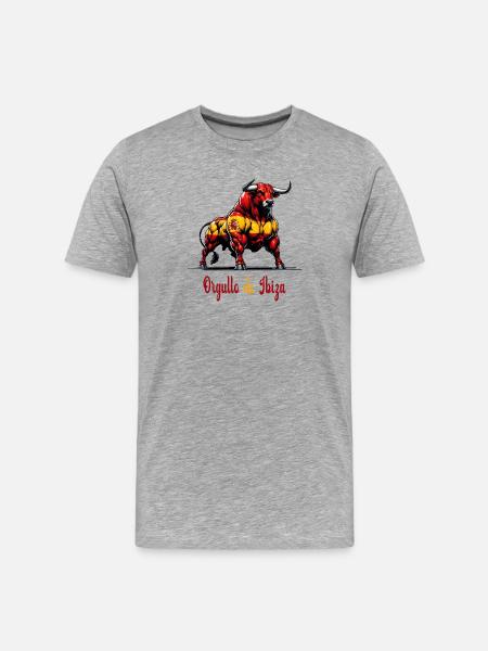 The pride Ibiza flag design - Men's Premium Organic T-Shirt - heather grey