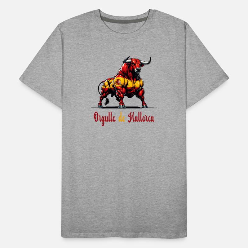 Der Stolz Mallorca Flagge Design Männer Premium Bio T-Shirt
