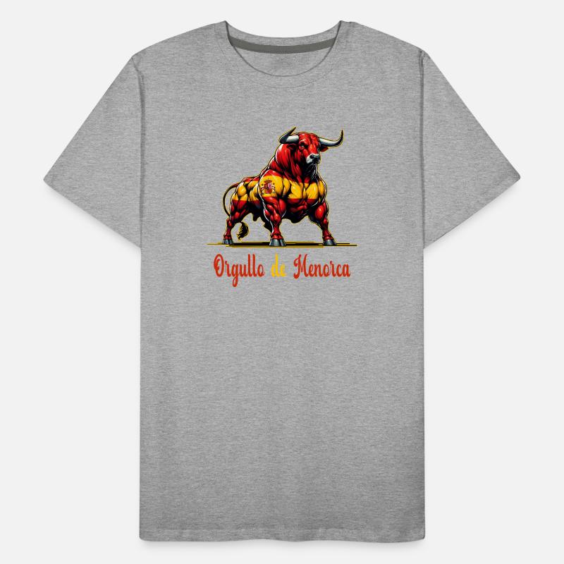 La fierté du design du drapeau de Minorque T-shirt bio Premium Homme