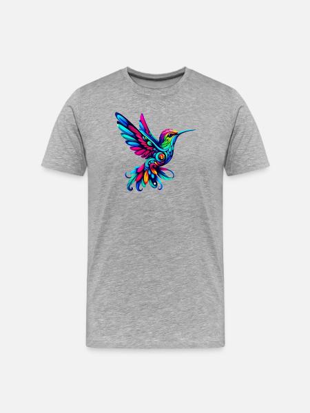 Colibri - T-shirt bio Premium Homme - gris chiné