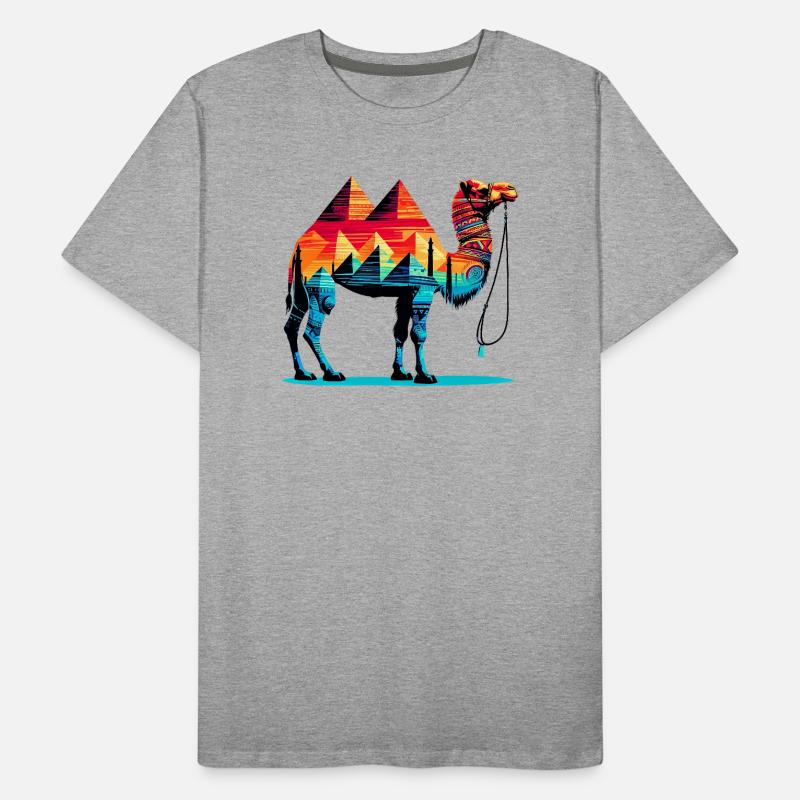 Kamel Männer Premium Bio T-Shirt