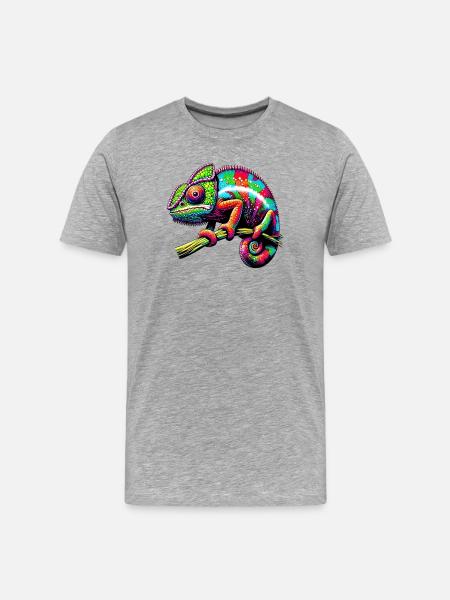 Caméléon - T-shirt bio Premium Homme - gris chiné