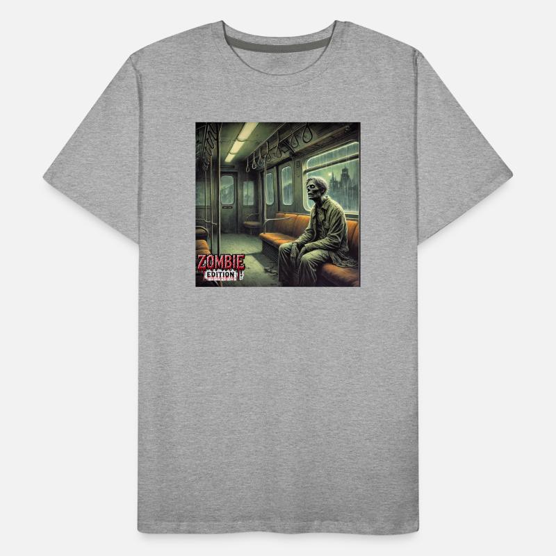 Zombie U Bahn Männer Premium Bio T-Shirt
