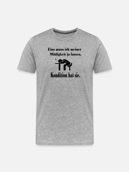 Fatigue professional - Men's Premium Organic T-Shirt - heather grey