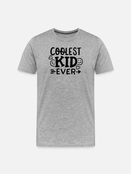 Coolstes Kind Kleinkind - Männer Premium Bio T-Shirt - Grau meliert