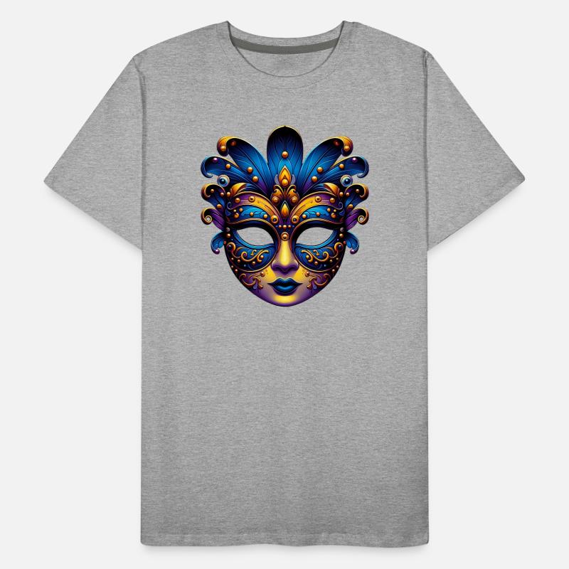 Masque du Carnaval de Venise T-shirt bio Premium Homme