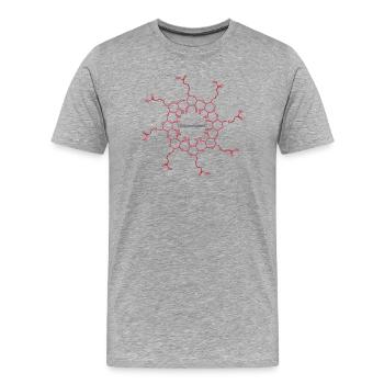 Sugammadex - T-shirt bio Premium Homme - gris chiné - Devant - Damien (186cm)