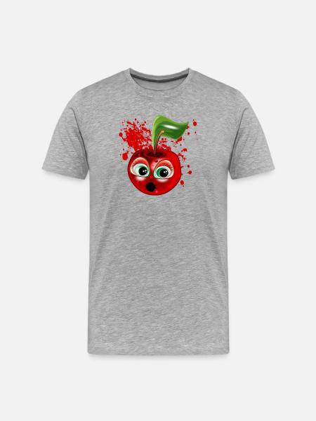 HALLOWEEN COSTUMES CHERRIES - Men's Premium Organic T-Shirt - heather grey