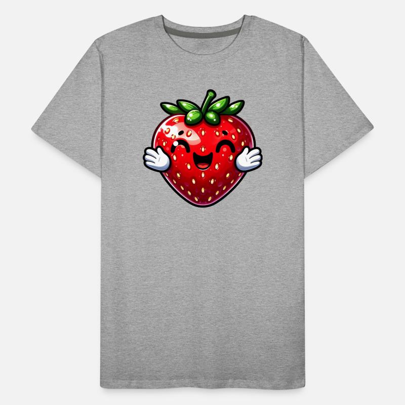 Erdbeeren Erdbeeren Männer Premium Bio T-Shirt