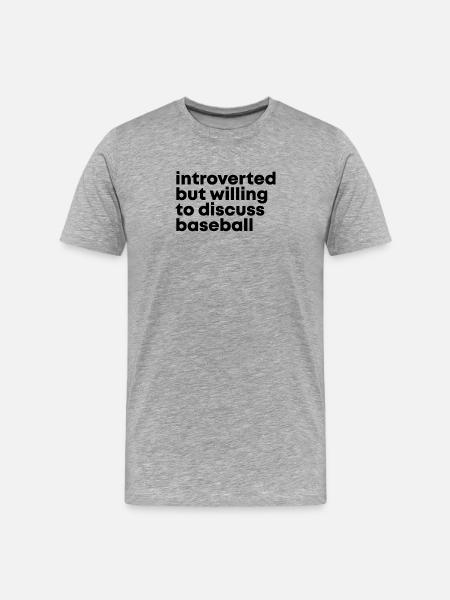 Base-ball - T-shirt bio Premium Homme - gris chiné