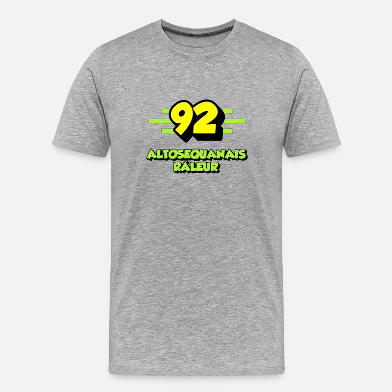 Beschwerde über Altosequanese - Männer Premium Bio T-Shirt - Grau meliert